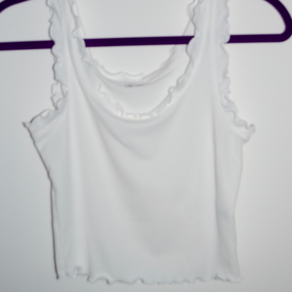 Edgy White Tank